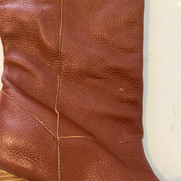 Restricted real leather knee high boots size 8.5 - Picture 3 of 9